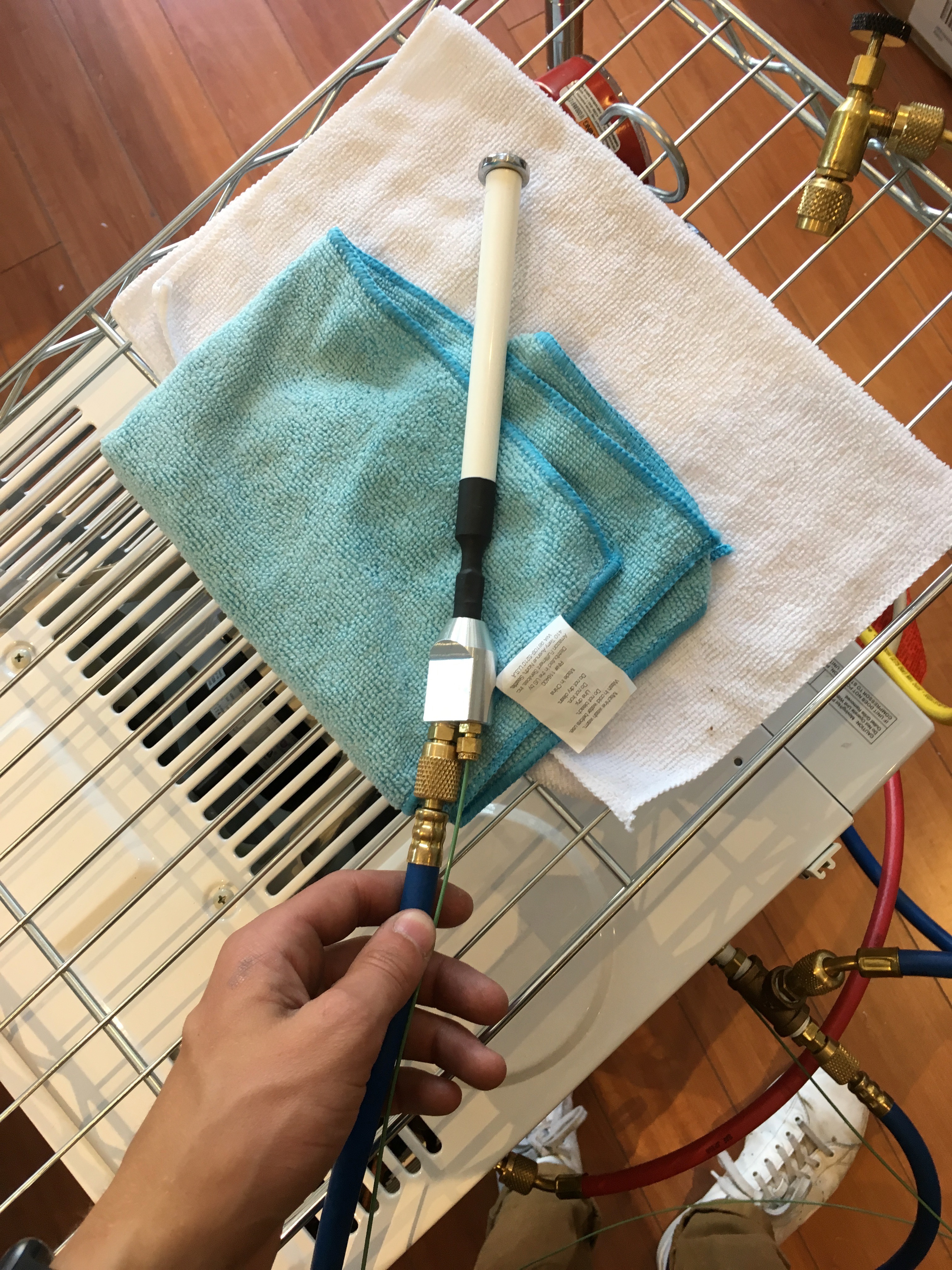 The probe I built for our first proof-of-concept system