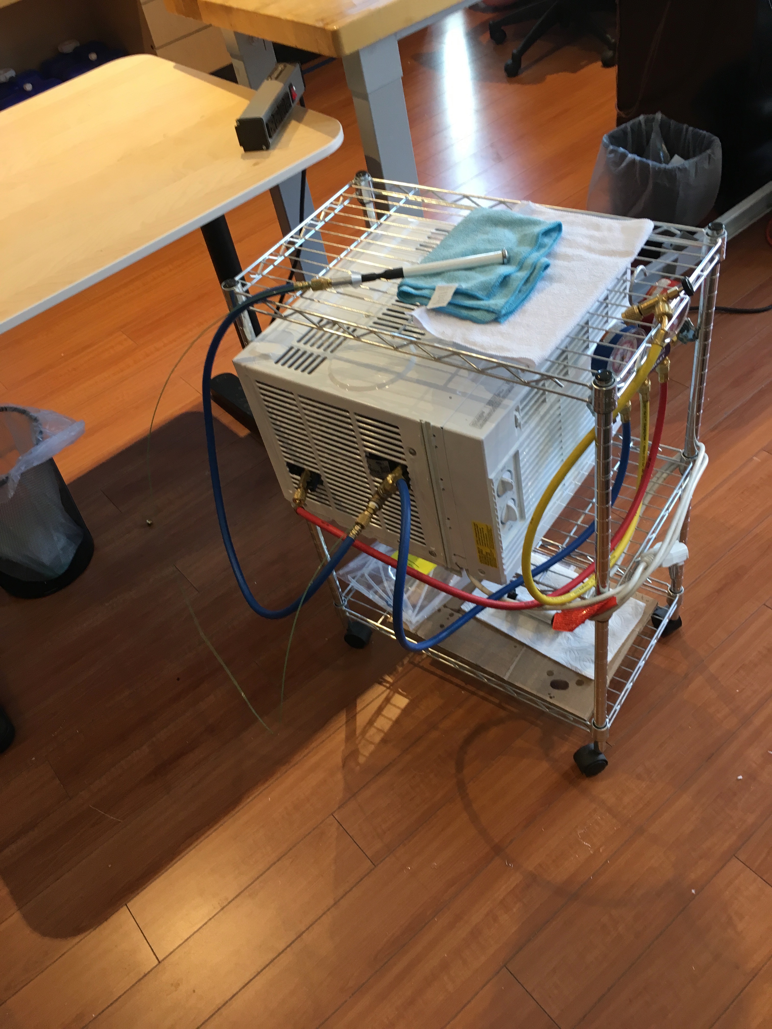 Our first system retained its AC unit exterior