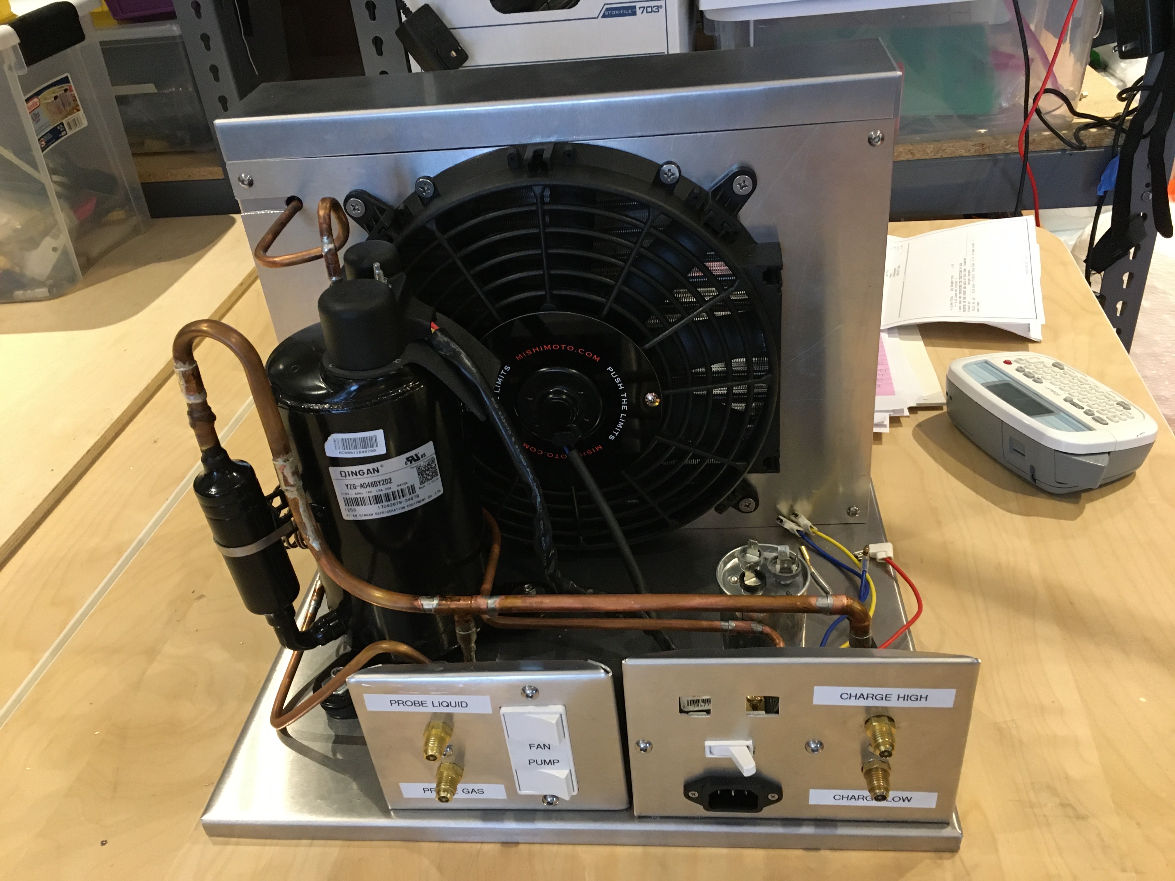 V2 of the cryoablation system, I ditched the AC unit housing and updated some components