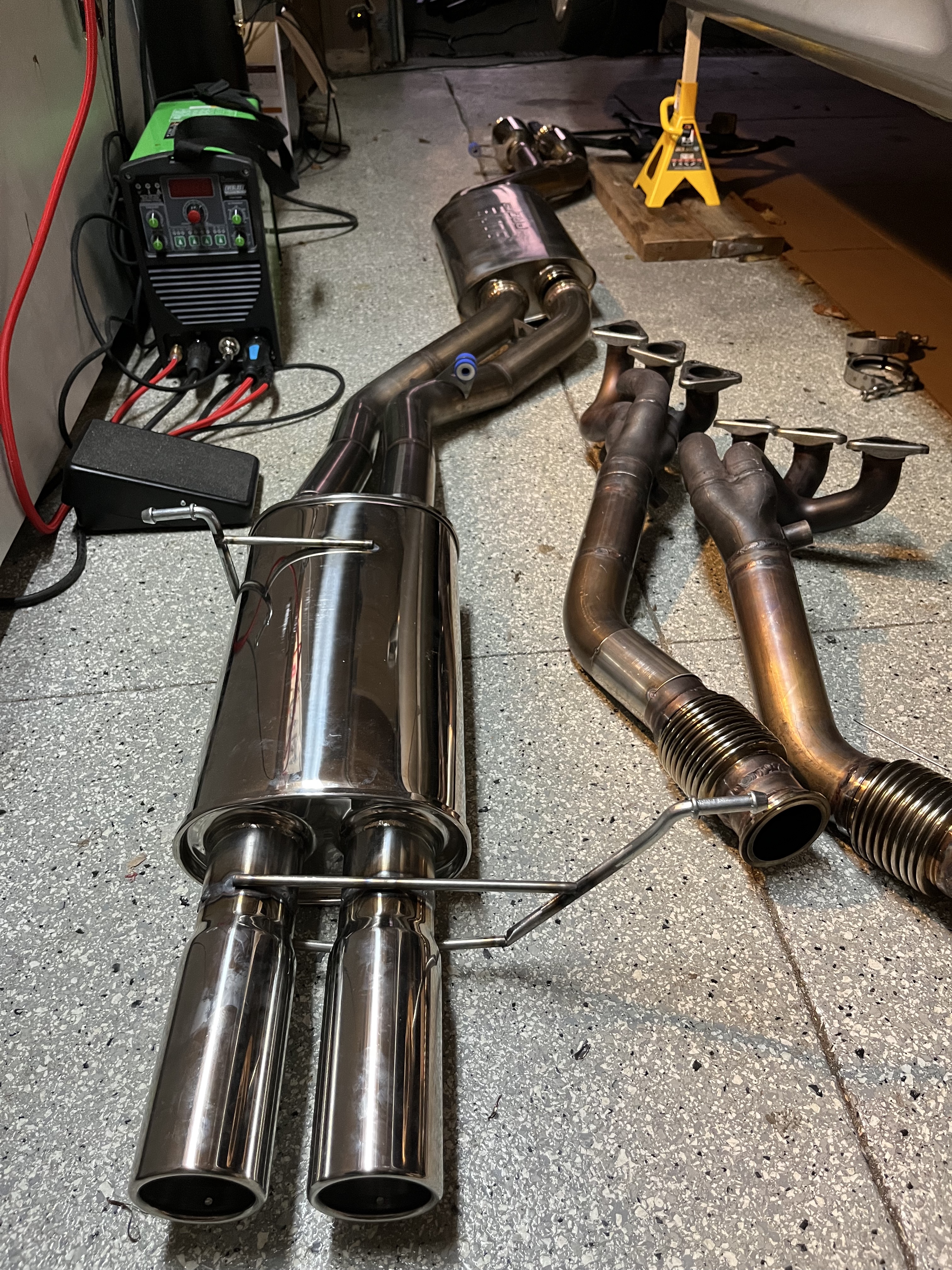 V2.0 of a custom stainless exhaust