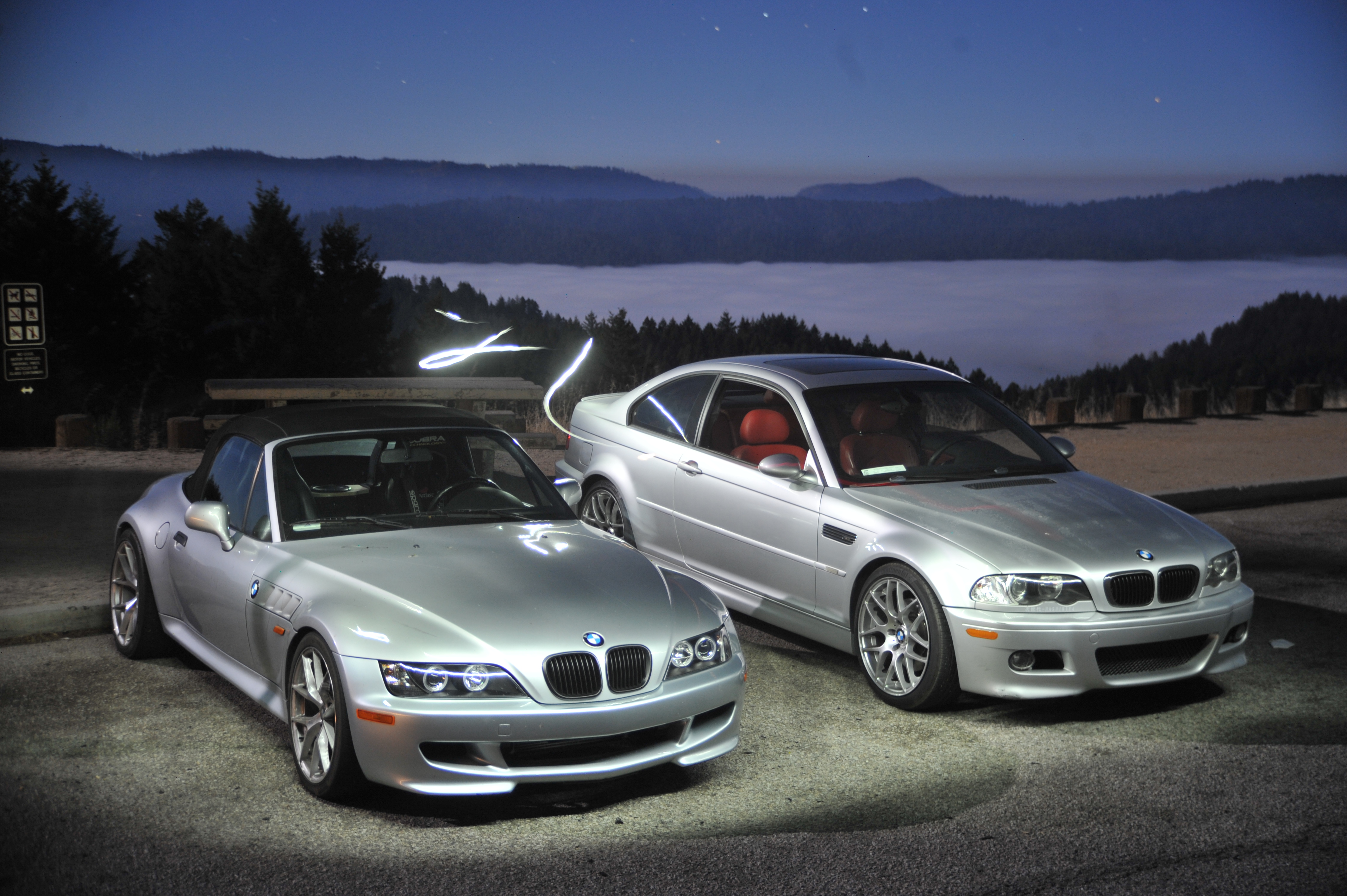 Two S54 machines, Route 9, CA